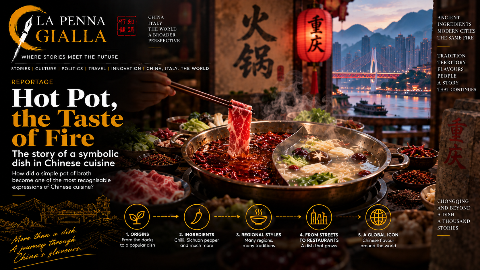 Hot Pot, the Taste of Fire: The Story of a Symbolic Chinese Dish